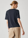 COMOBOCA Women's Essential Round Neck Knit T-Shirt