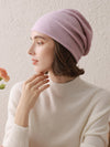 COMOBOCA 100% Cashmere Classic Slouchy Beanie