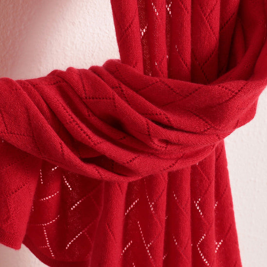 COMOBOCA 100% Cashmere Solid Color Scarf