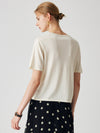 COMOBOCA Women's Essential Round Neck Knit T-Shirt