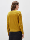 COMOBOCA Women's Lyocell Polka Dot Knit Cardigan
