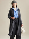 COMOBOCA 100% Wool Women's Cardigan Long Knit Coats with Pockets