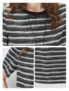 100% Mulberry Silk Women's Vintage Print Round-Neck Short Sleeve T-Shirt