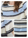 100% Mulberry Silk Women's Vintage Print Round-Neck Short Sleeve T-Shirt