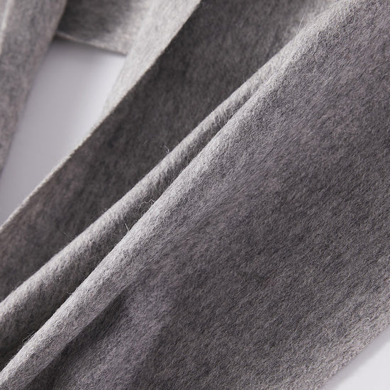 COMOBOCA 100% Wool Fringe Versatile Scarf