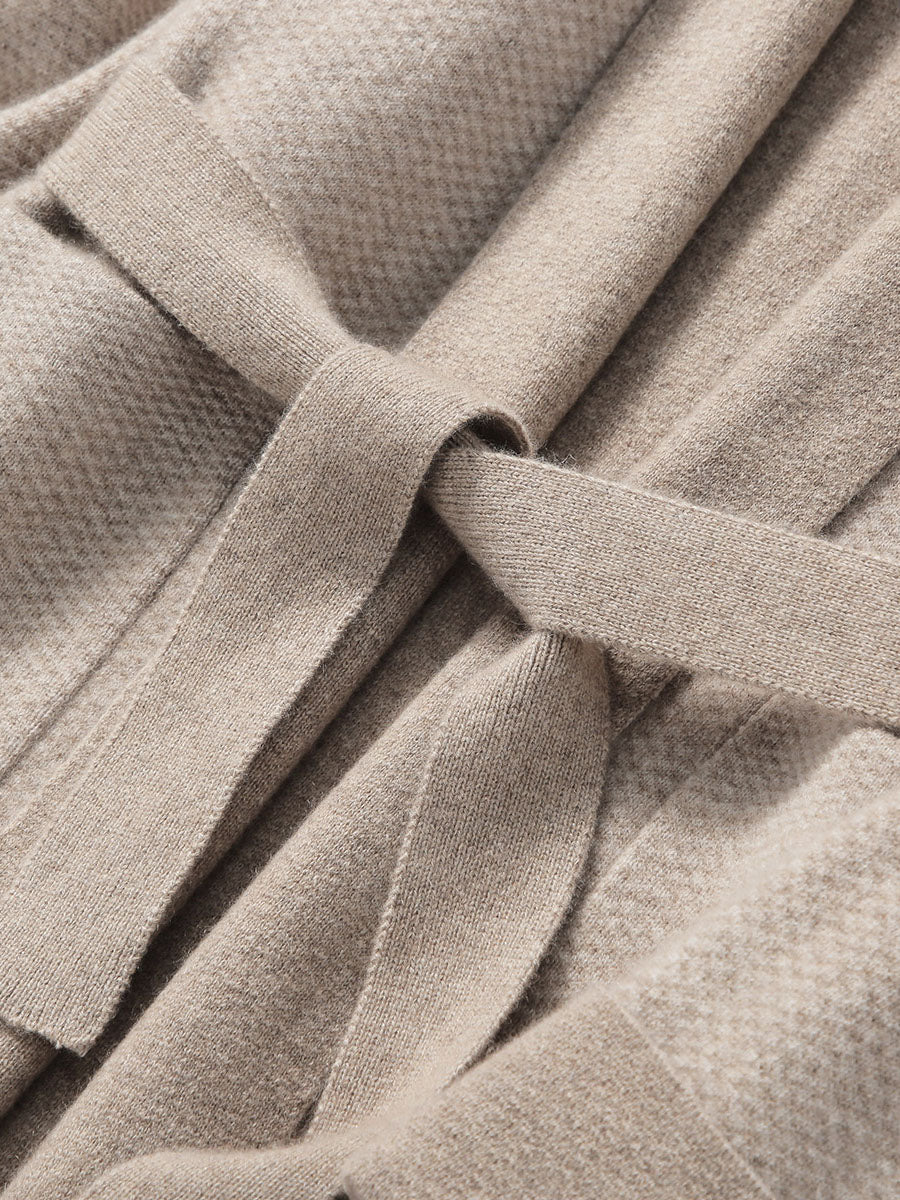 COMOBOCA 100% Cashmere Women's Long Coat