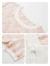 COMOBOCA Women's Ribbed Floral Textured Knit Top