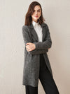 COMOBOCA GREY 100% Cashmere Women's versatile and stylish Coat