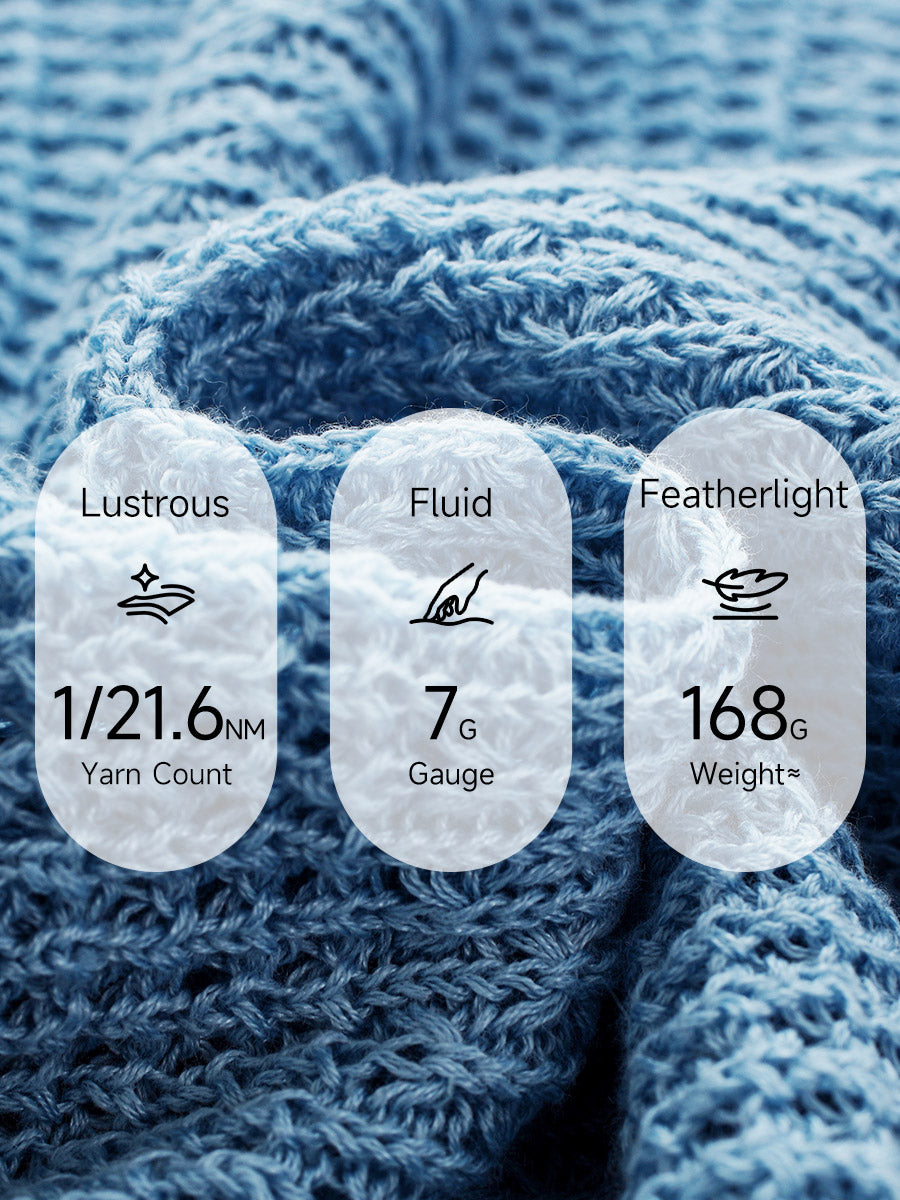 COMOBOCA Women's Tie-Neck Textured Knit Cap Sleeve Top