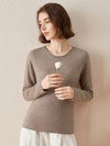 COMOBOCA 100% Cashmere Women's Loose Knit Sweater