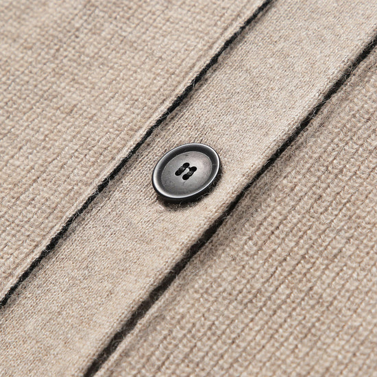 COMOBOCA 100% Cashmere Women's Cardigan Long Knit Coat