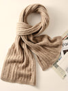 COMOBOCA CAMEL 100% Cashmere Women's Soft Versatile Scarf