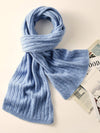 COMOBOCA BLUE 100% Cashmere Women's Soft Versatile Scarf
