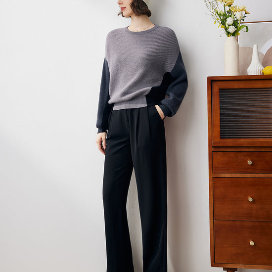 COMOBOCA 100% Cashmere Classic Slouchy Beanie