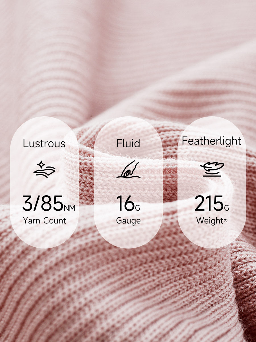 COMOBOCA Women's Ribbed Knit V-Neck Faux Cardigan