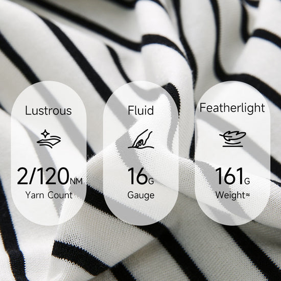 COMOBOCA Women's Striped Henley Button Knit Sweater