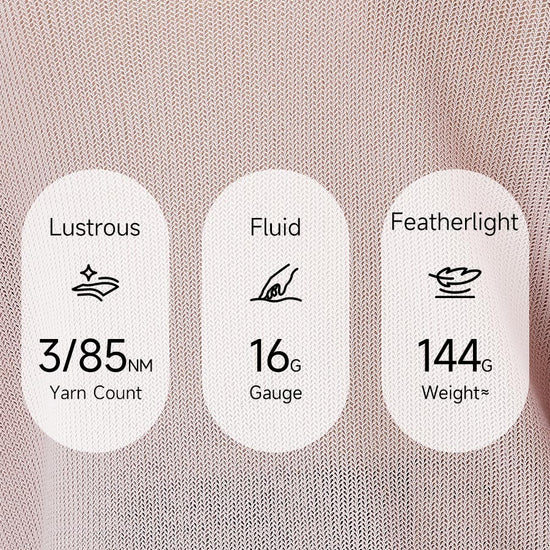 COMOBOCA Women's Split V-Neck Knit Sweater