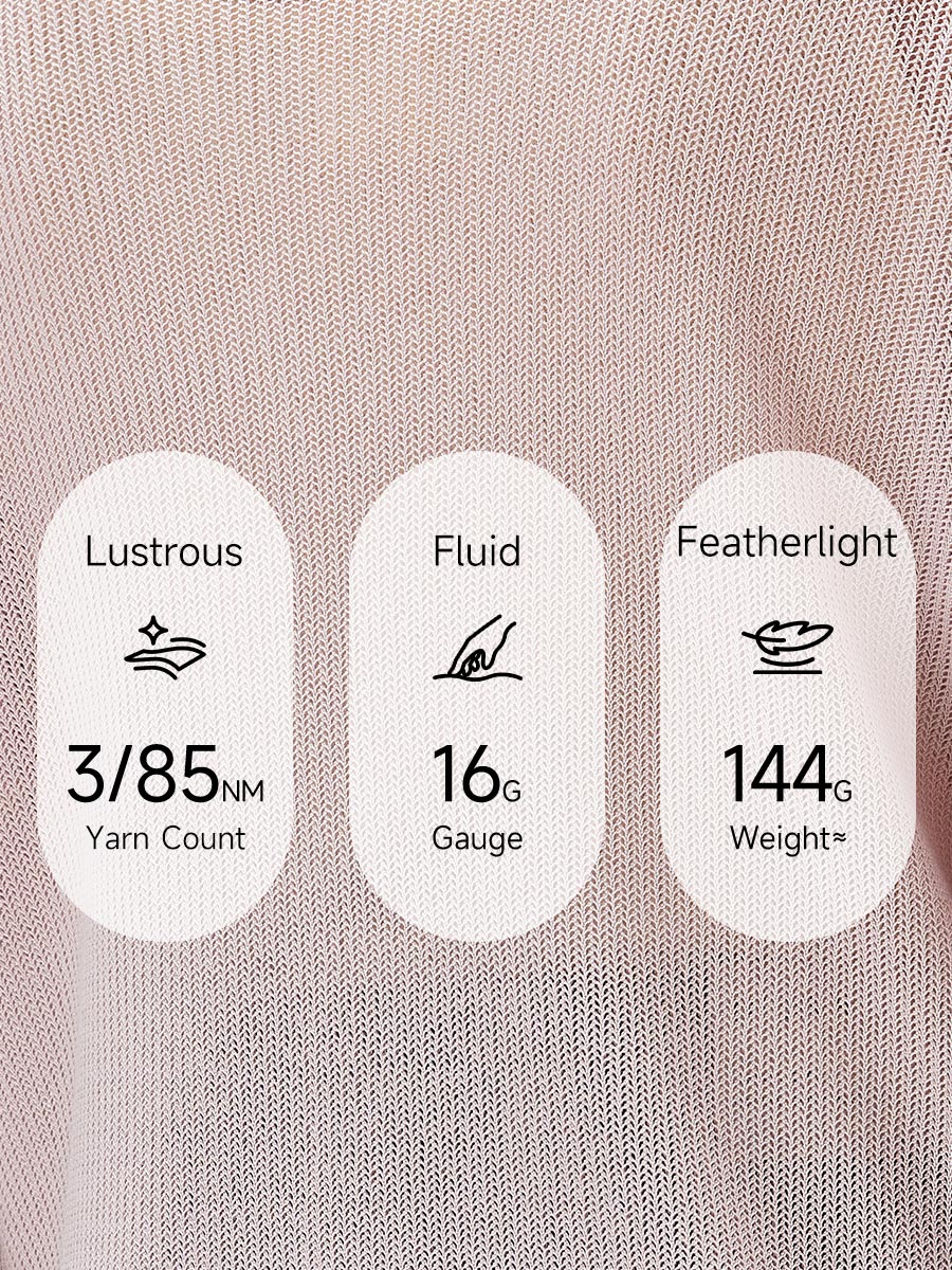 COMOBOCA Women's Split V-Neck Knit Sweater