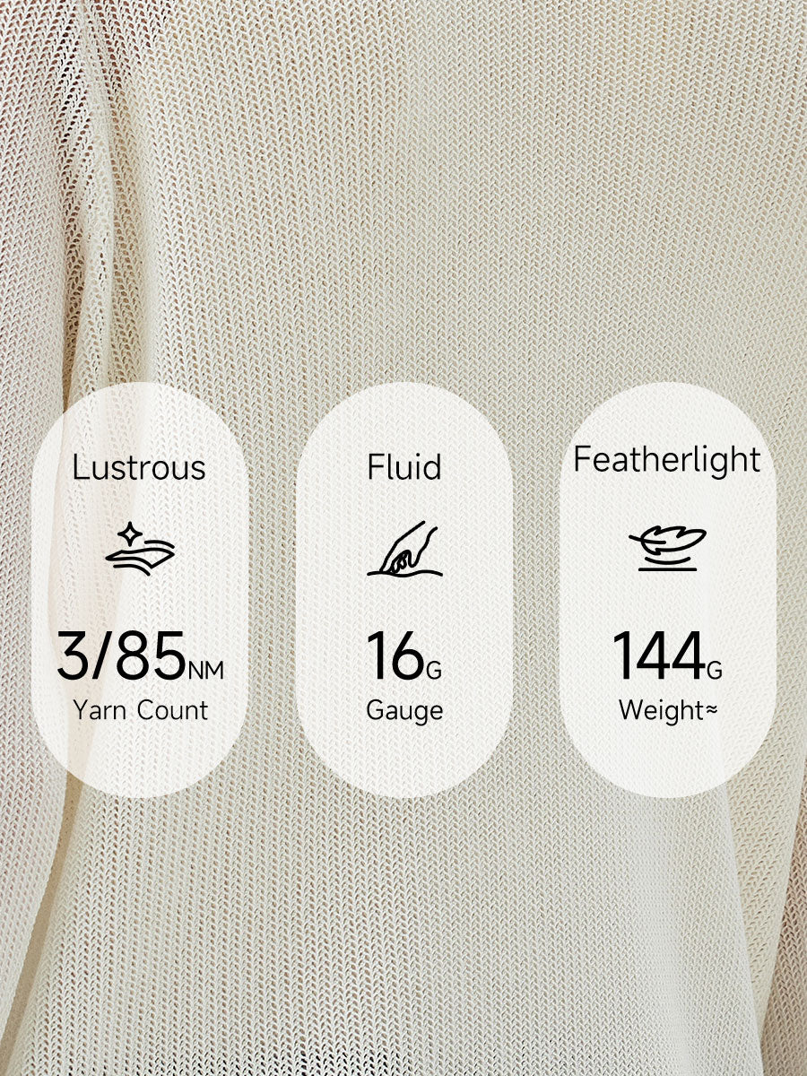 COMOBOCA Women's Split V-Neck Knit Sweater