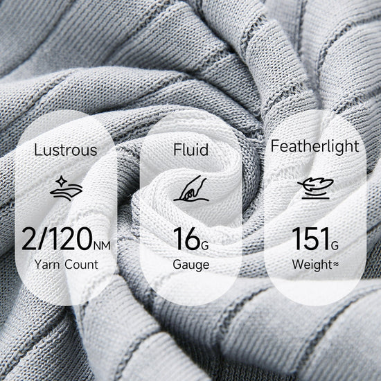 COMOBOCA Women's Ribbed Color Block Round Neck Knit Sweater