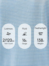 Women’s Mulberry Silk Knit Polo T-Shirt with Contrast Striped