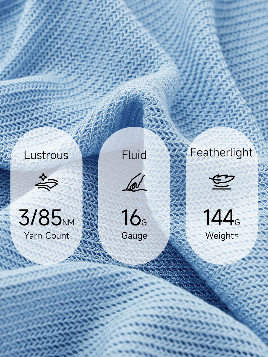 COMOBOCA Women's Split V-Neck Knit Sweater