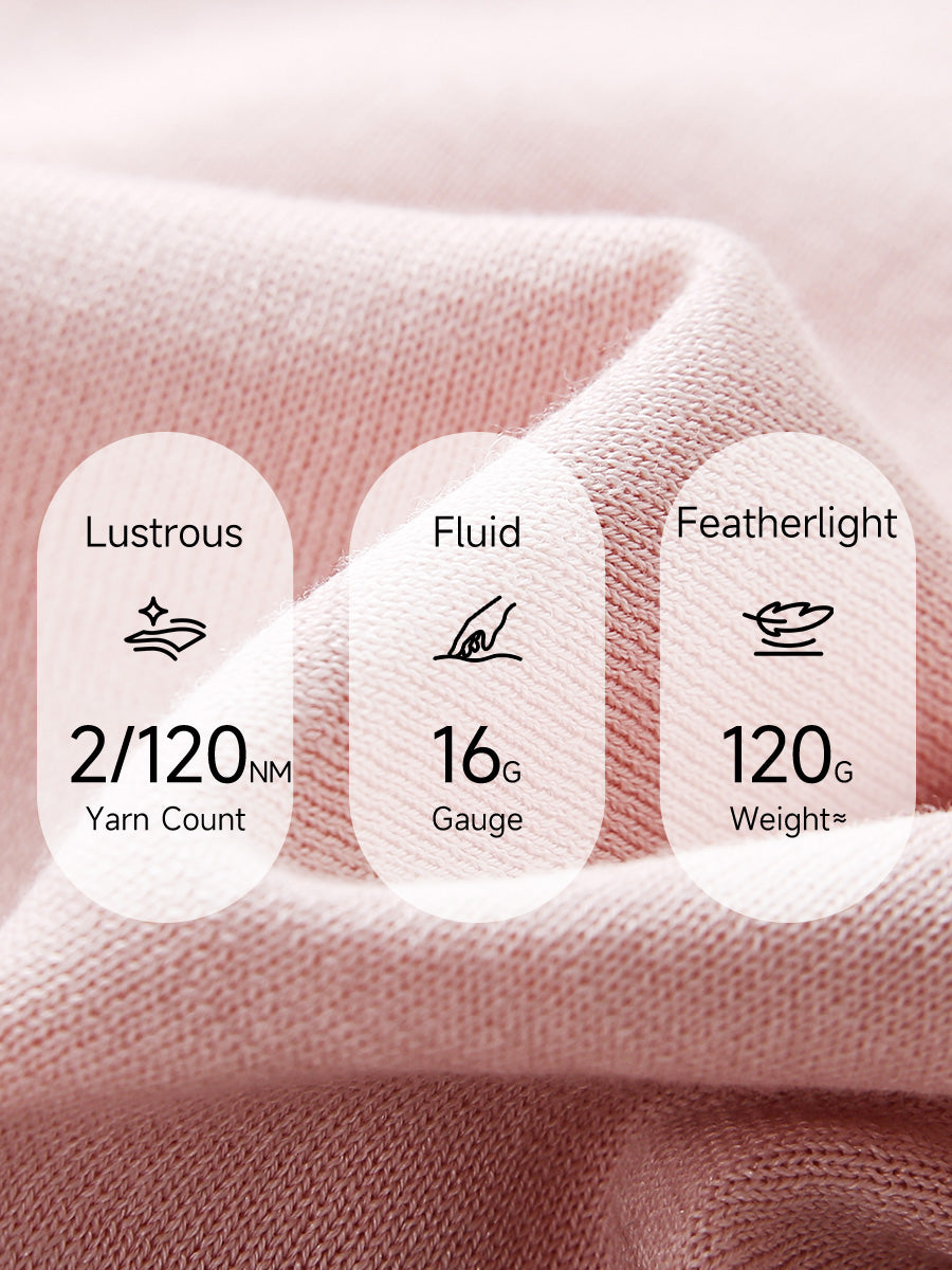 COMOBOCA Women's Floral Lace Trim Knit T-Shirt