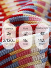 Women’s Crew Neck Silk-Cotton Jacquard Striped Short-Sleeve Knit T-shirt