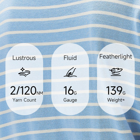 COMOBOCA Women's Striped Short Sleeve Knit Cardigan