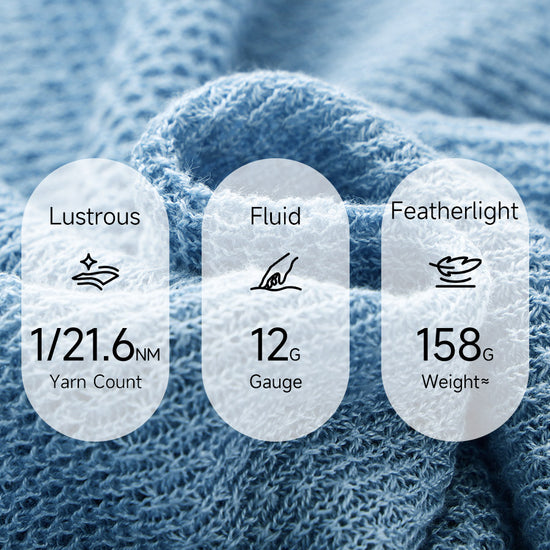 COMOBOCA Women's Tie-Neck Waffle Knit Top