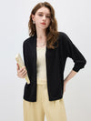 COMOBOCA Women's Open Front Knit Cardigan