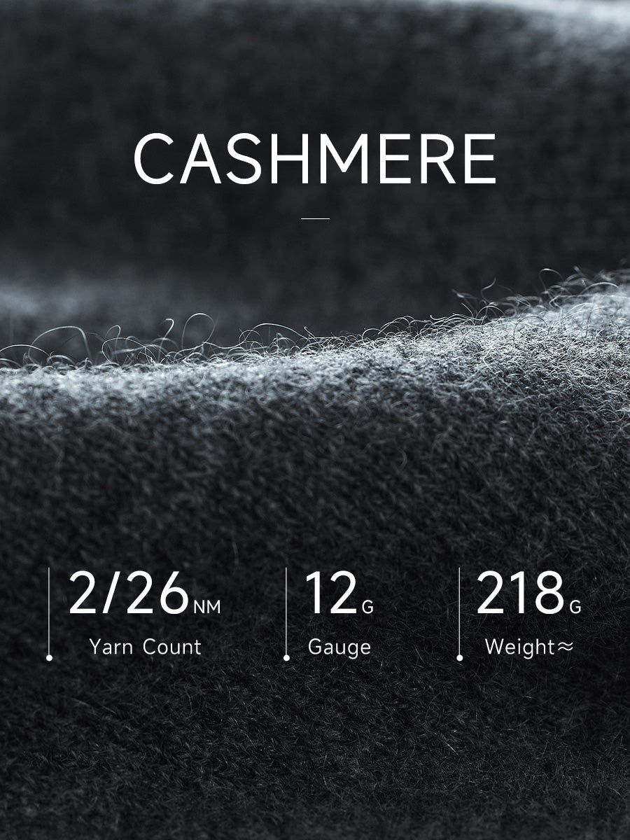 COMOBOCA 100% Cashmere Women's Turtleneck Button Front Knit Cardigan