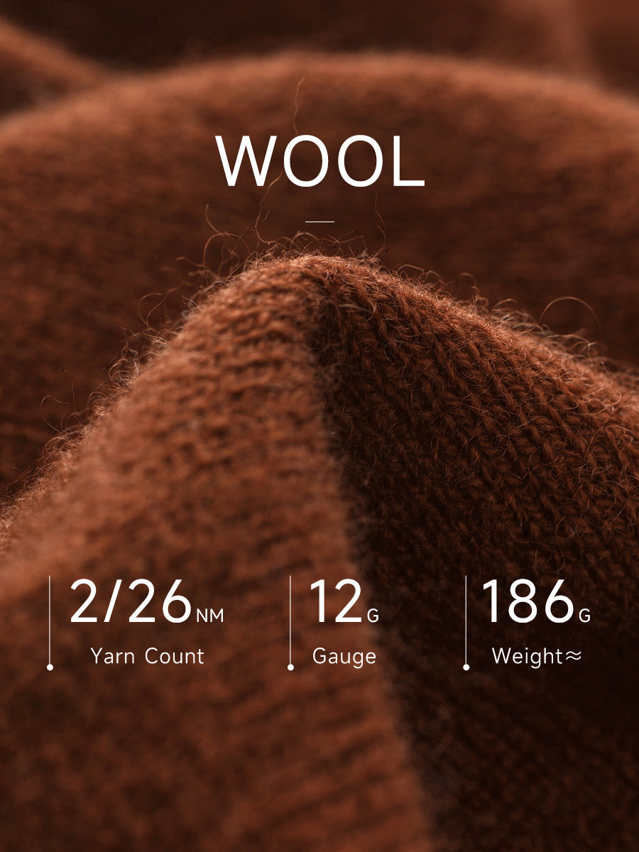 COMOBOCA 100% Wool Kids' Argyle Pattern Round Neck Sweater