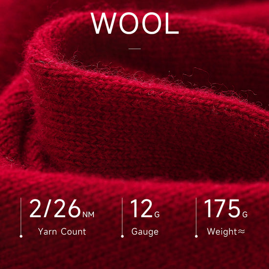 COMOBOCA 100% Wool Kids' Argyle Pattern Round Neck Sweater