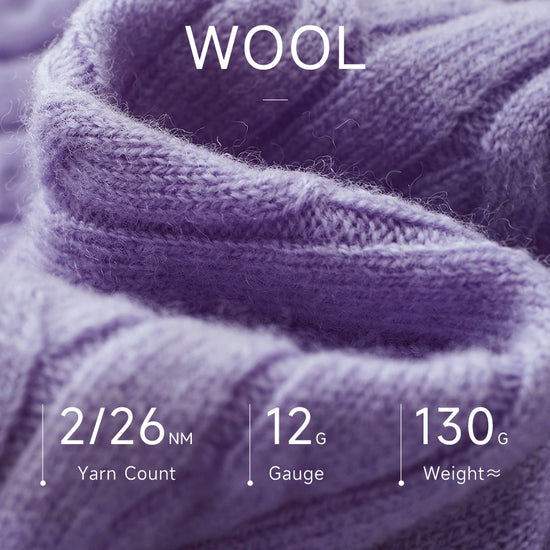 COMOBOCA 100% Wool Kids' Cable Knit Round Neck Sweater Vest