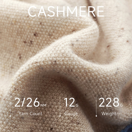 COMOBOCA 100% Cashmere Women's Color Block Cable Knit Sweater