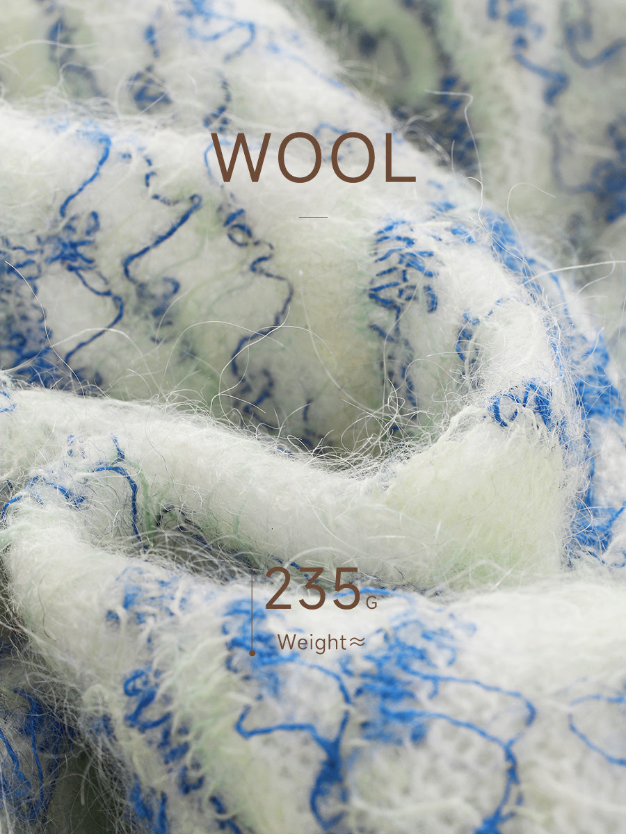 COMOBOCA Women's Wool Ribbed Knit Polo Sweater