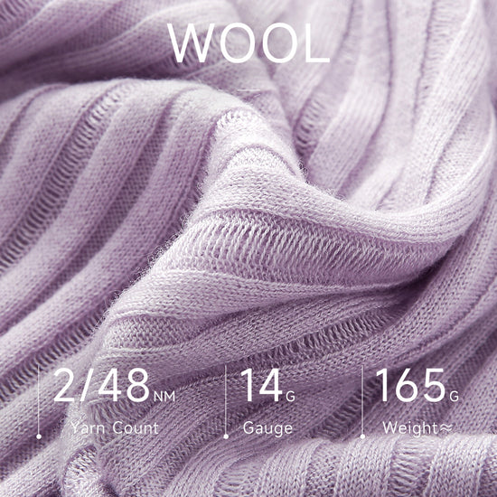 COMOBOCA Women's Ribbed Round Neck Knit Sweater