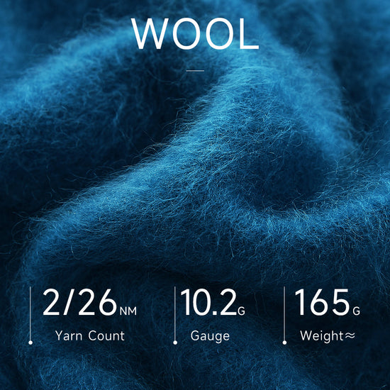 COMOBOCA Women's Wool Seamless Brushed Half Sleeve Knit Sweater