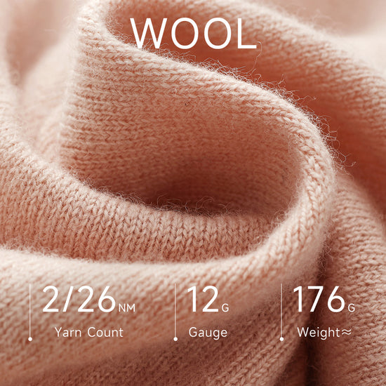 COMOBOCA 100% Wool Kids' Panda Pattern Round Neck Sweater