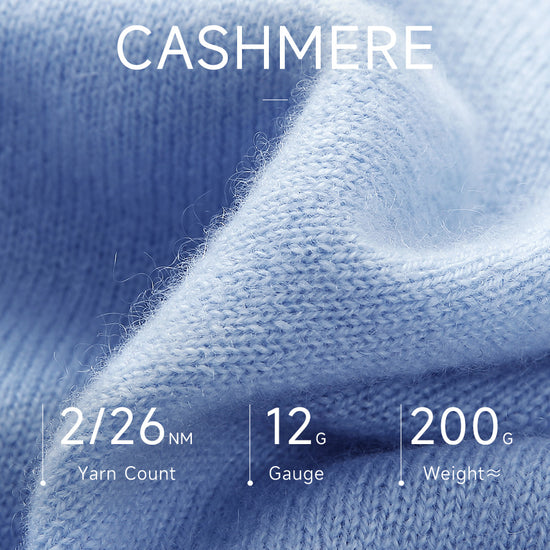 COMOBOCA 100% Cashmere Women's Contrast Trim Button Front Sweater