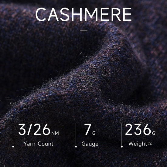 COMOBOCA 100% Cashmere Women's Ribbed Turtleneck Sweater