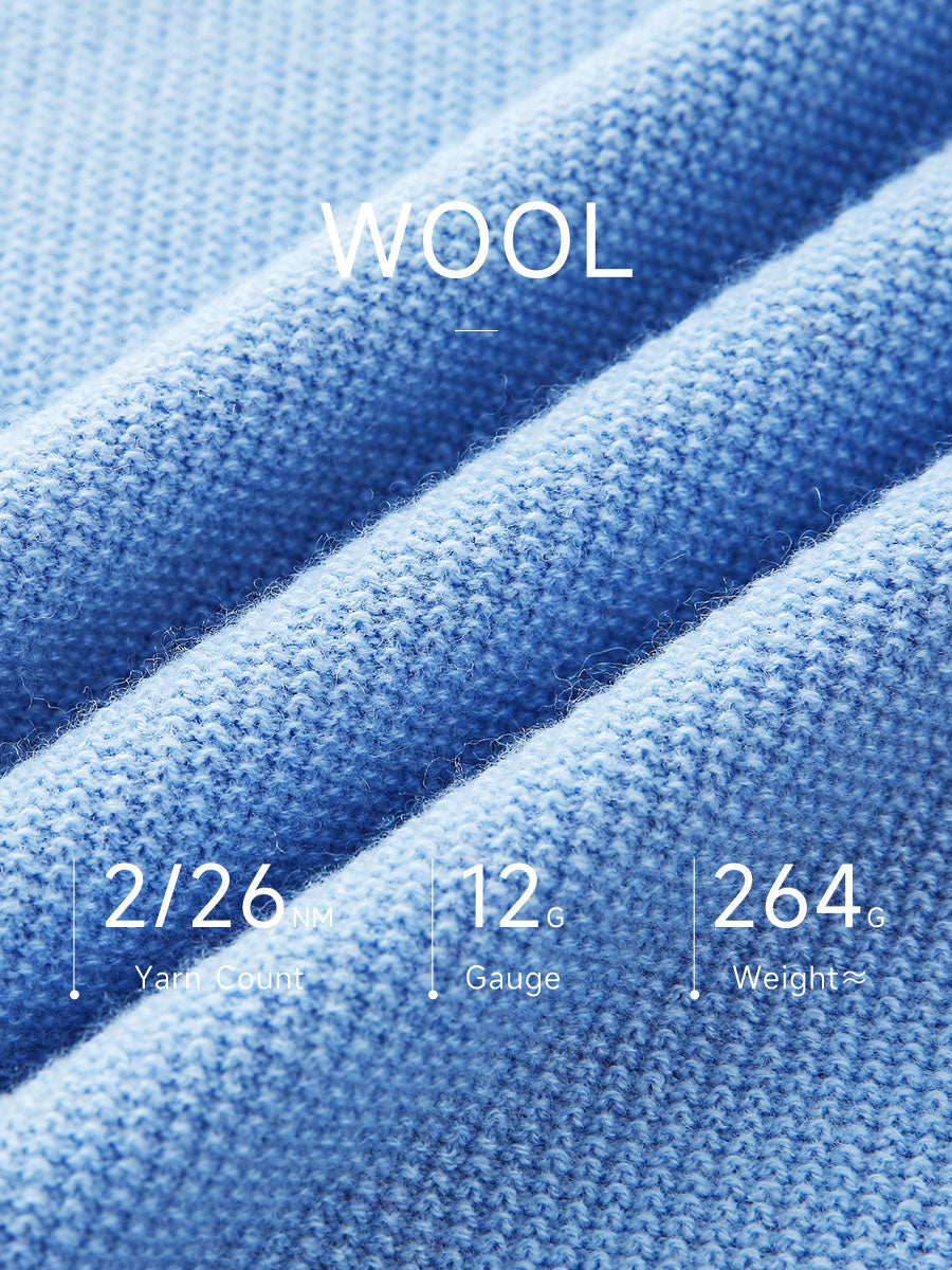 COMOBOCA 100% Wool Women's Ribbed Hem Adjustable Hoodie