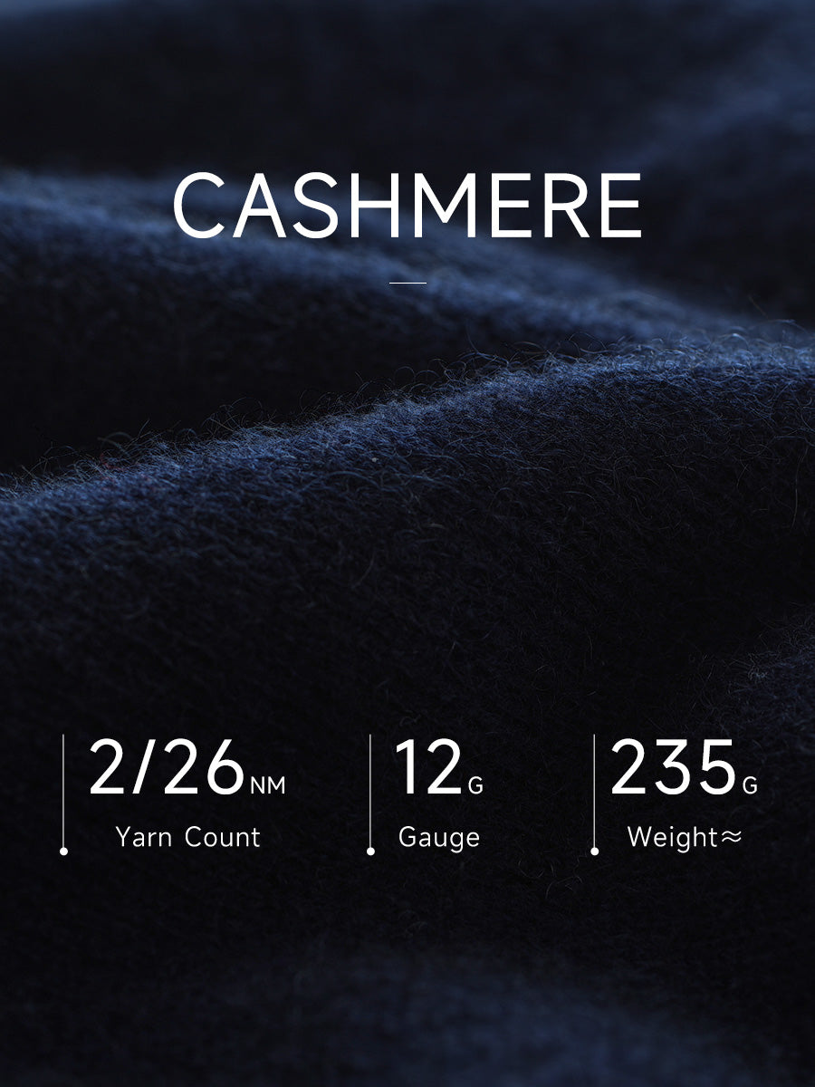 COMOBOCA 100% Cashmere Women's Fair Isle Round Neck Sweater