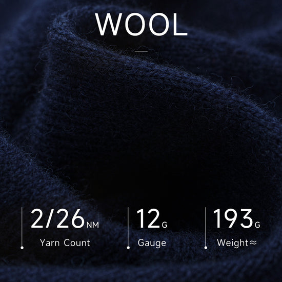 COMOBOCA 100% Wool Kids' Christmas Stocking Round Neck Sweater