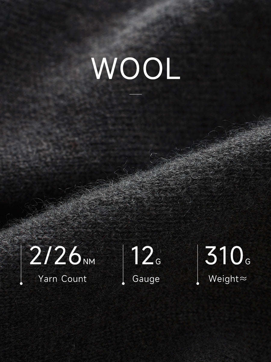 COMOBOCA 100% Wool Women's Fair Isle Zip Up Sweater