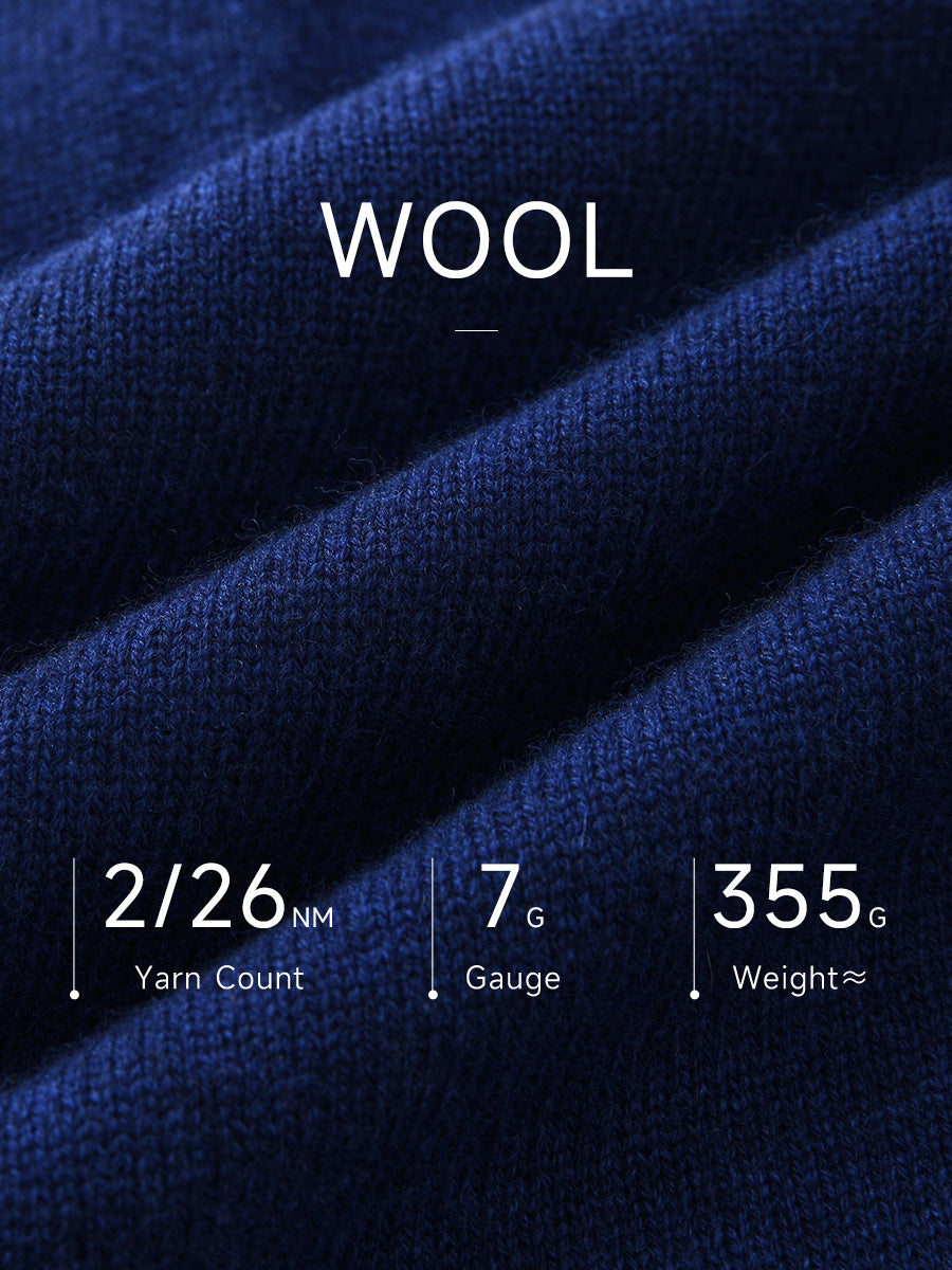 COMOBOCA 100% Wool Women's Fair Isle Inspired Button Down Cardigan