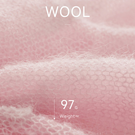 COMOBOCA Women's Rainbow Striped Flared Sleeve Sweater