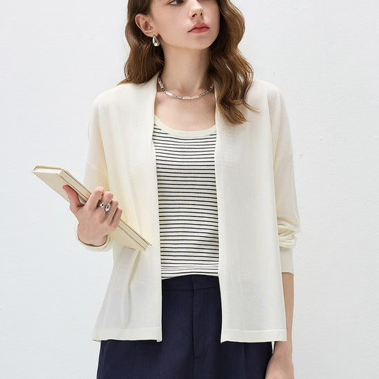 COMOBOCA Cloudy Women's Open Front Knit Cardigan