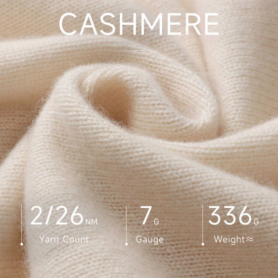 COMOBOCA 100% Cashmere Women's Turtleneck Cable Knit Sweater